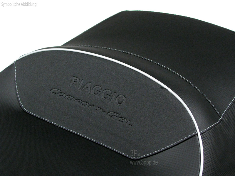 Piaggio MP3 Comfort Gel Sitzbank mit Sitzbankerhöhung 125 - 500 bis Bj 2014